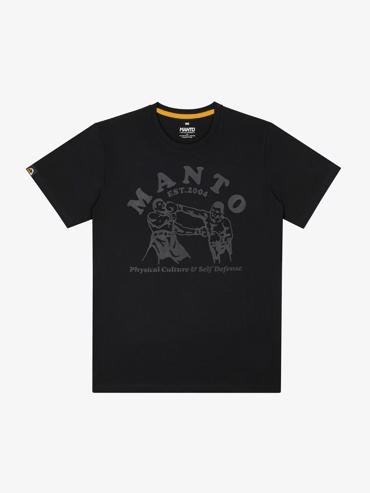 MANTO boxeo tshirt- black
